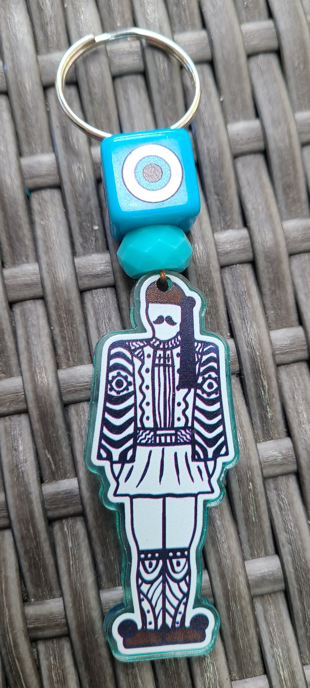 Tsolia Keychain with Evil eye